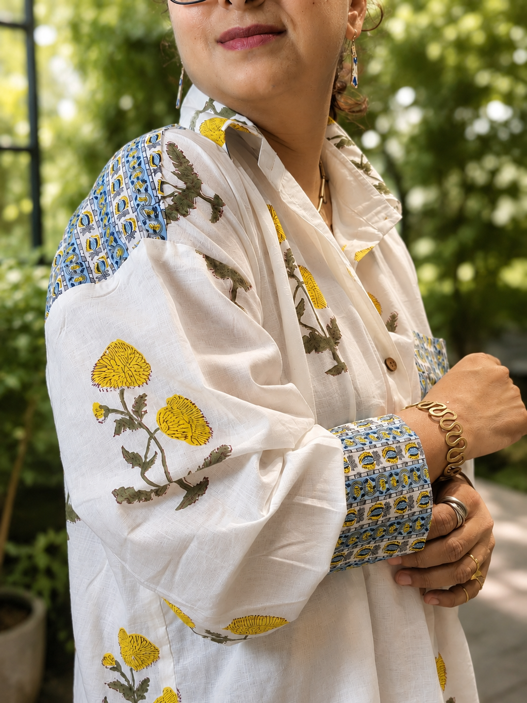 Marigold Bloom Anti-Fit Shirt