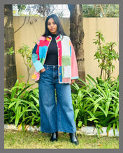 Load image into Gallery viewer, Patchwork Full Sleeves Jacket