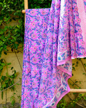 Load image into Gallery viewer, Purple Dream Mulmul Saree