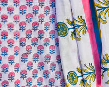 Load image into Gallery viewer, Peaceful White Mulmul Saree