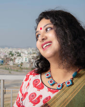 Load image into Gallery viewer, Blue Madaliya Neckpiece