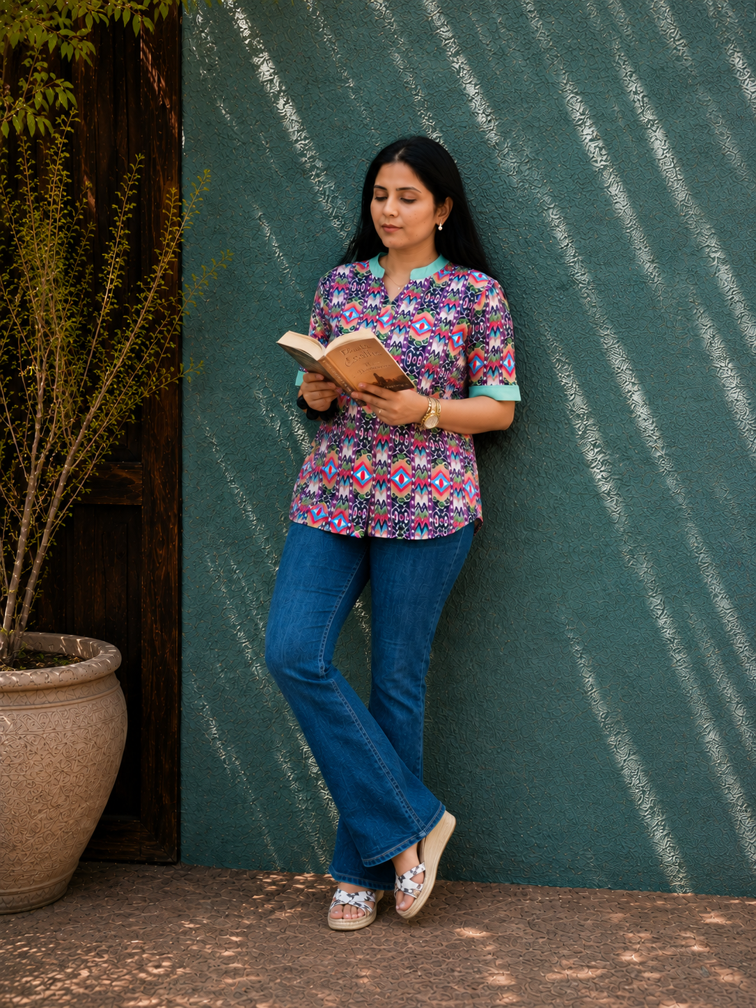 Kaleidoscope Pure Cotton Shirt Top