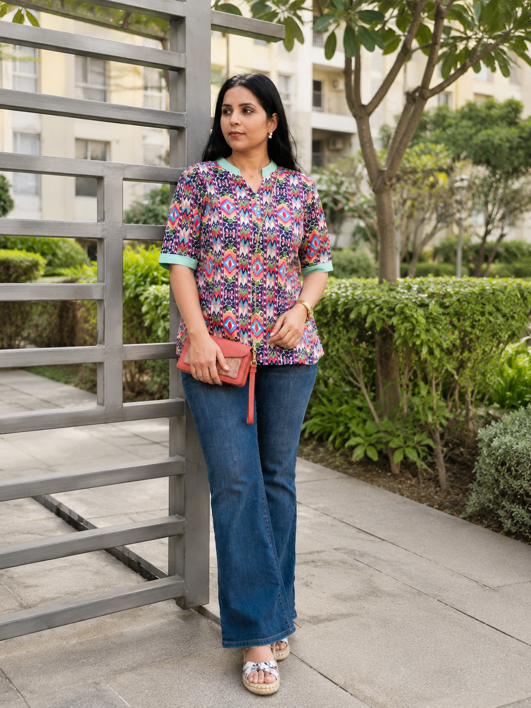 Kaleidoscope Pure Cotton Shirt Top