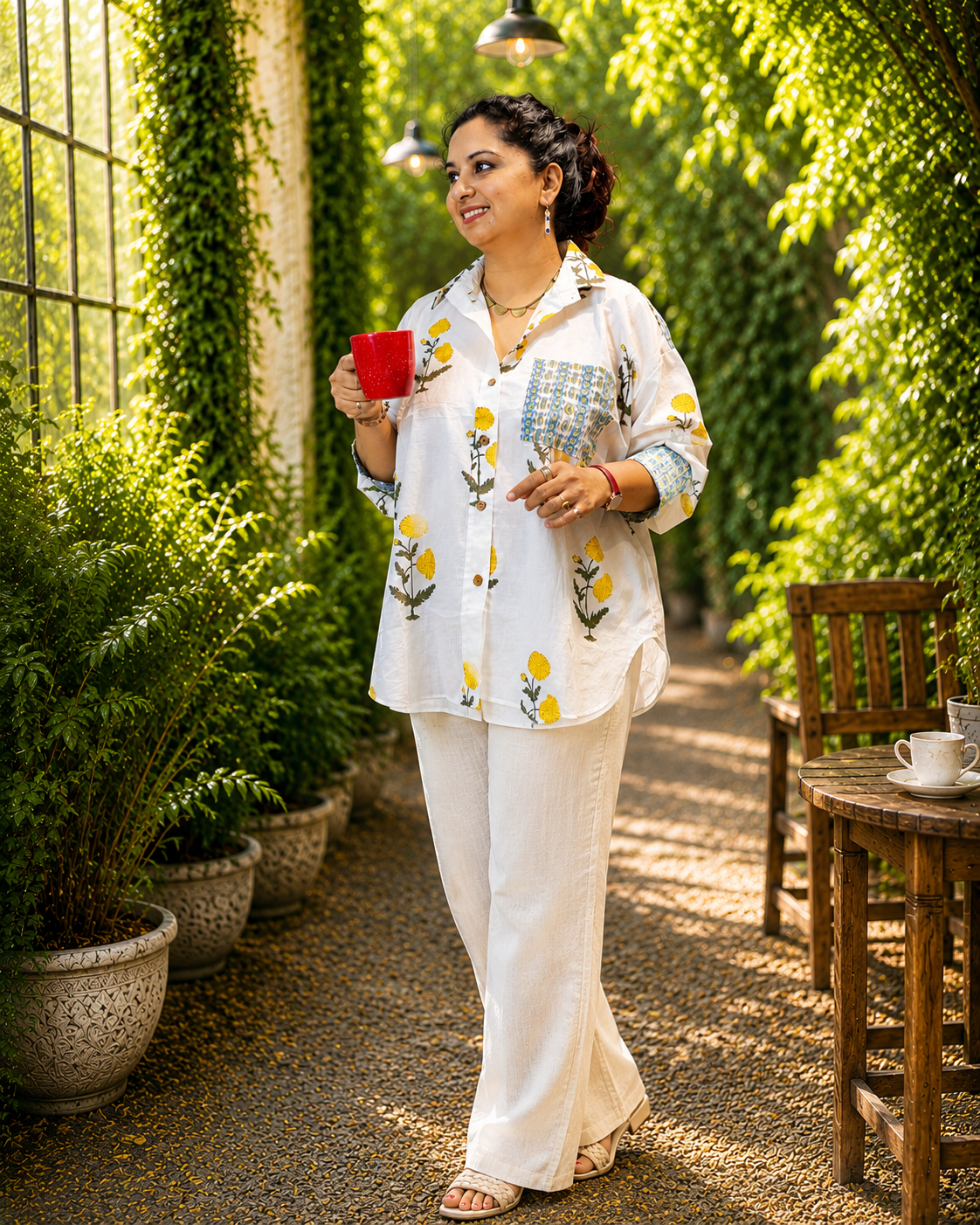 Marigold Bloom Anti-Fit Shirt