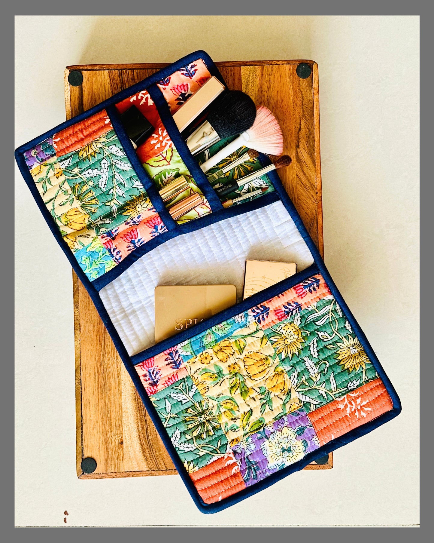 Travel & Vanity Patchwork Organizer