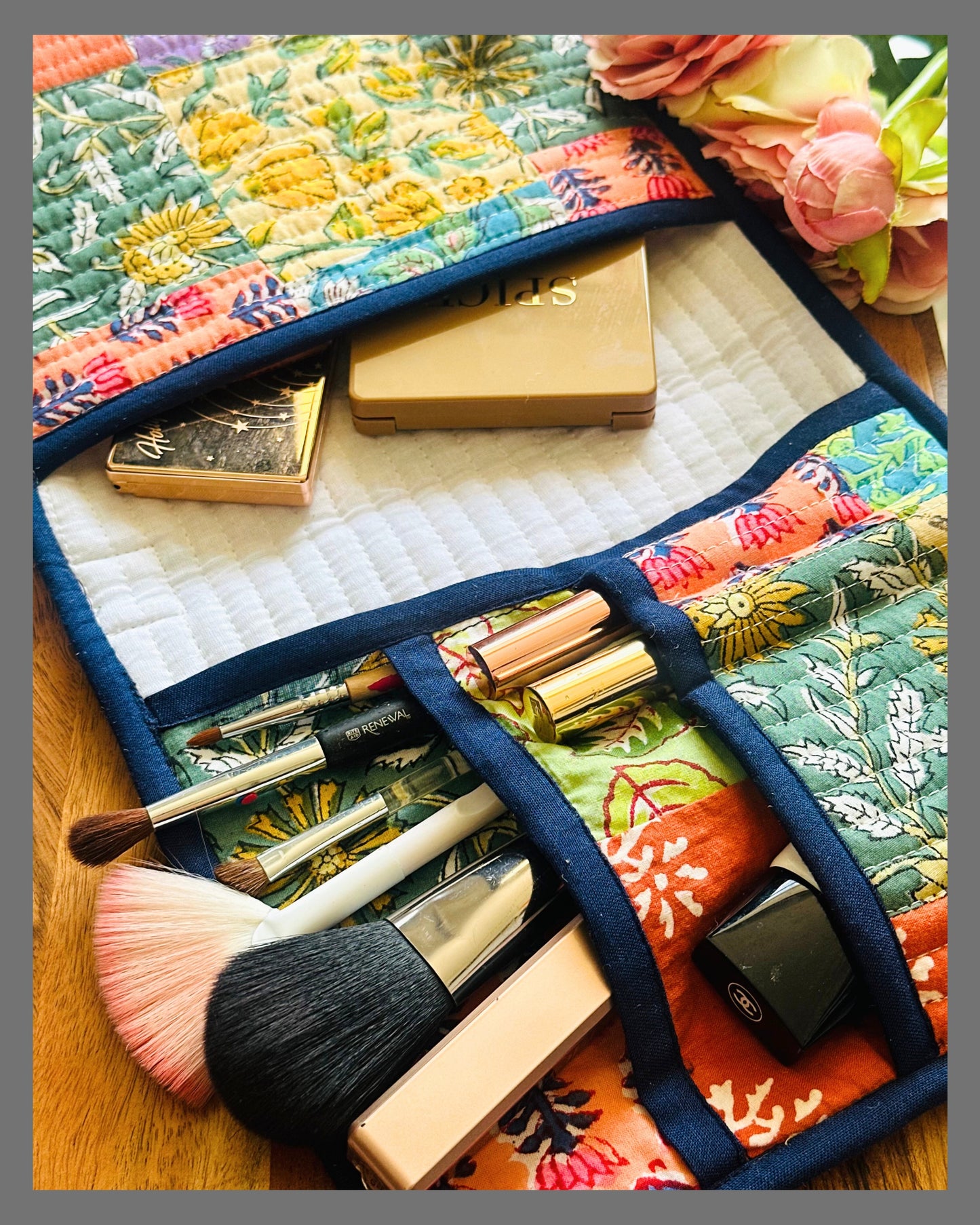Travel & Vanity Patchwork Organizer