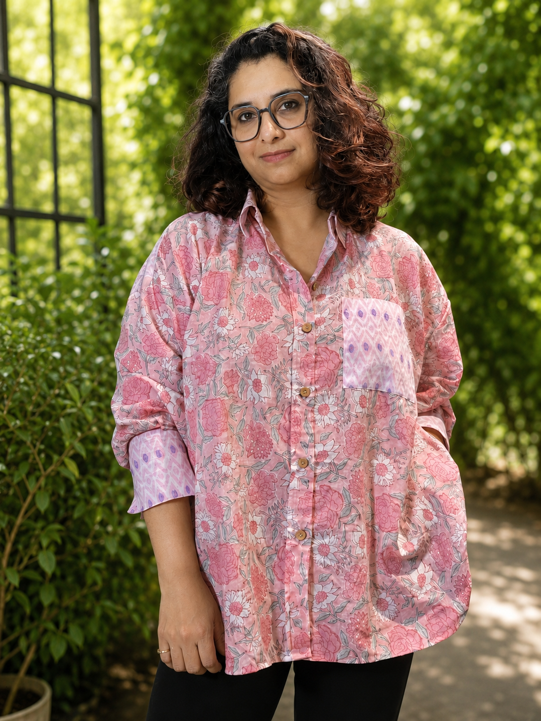 Pink Bloom Anti-Fit Shirt