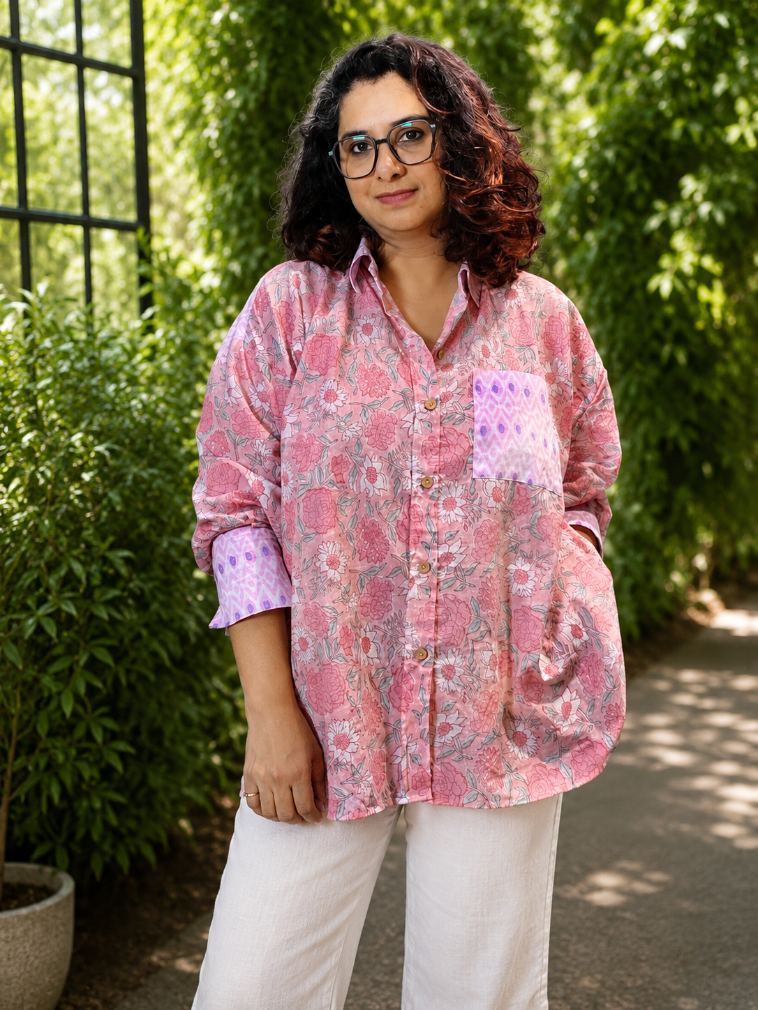Pink Bloom Anti-Fit Shirt