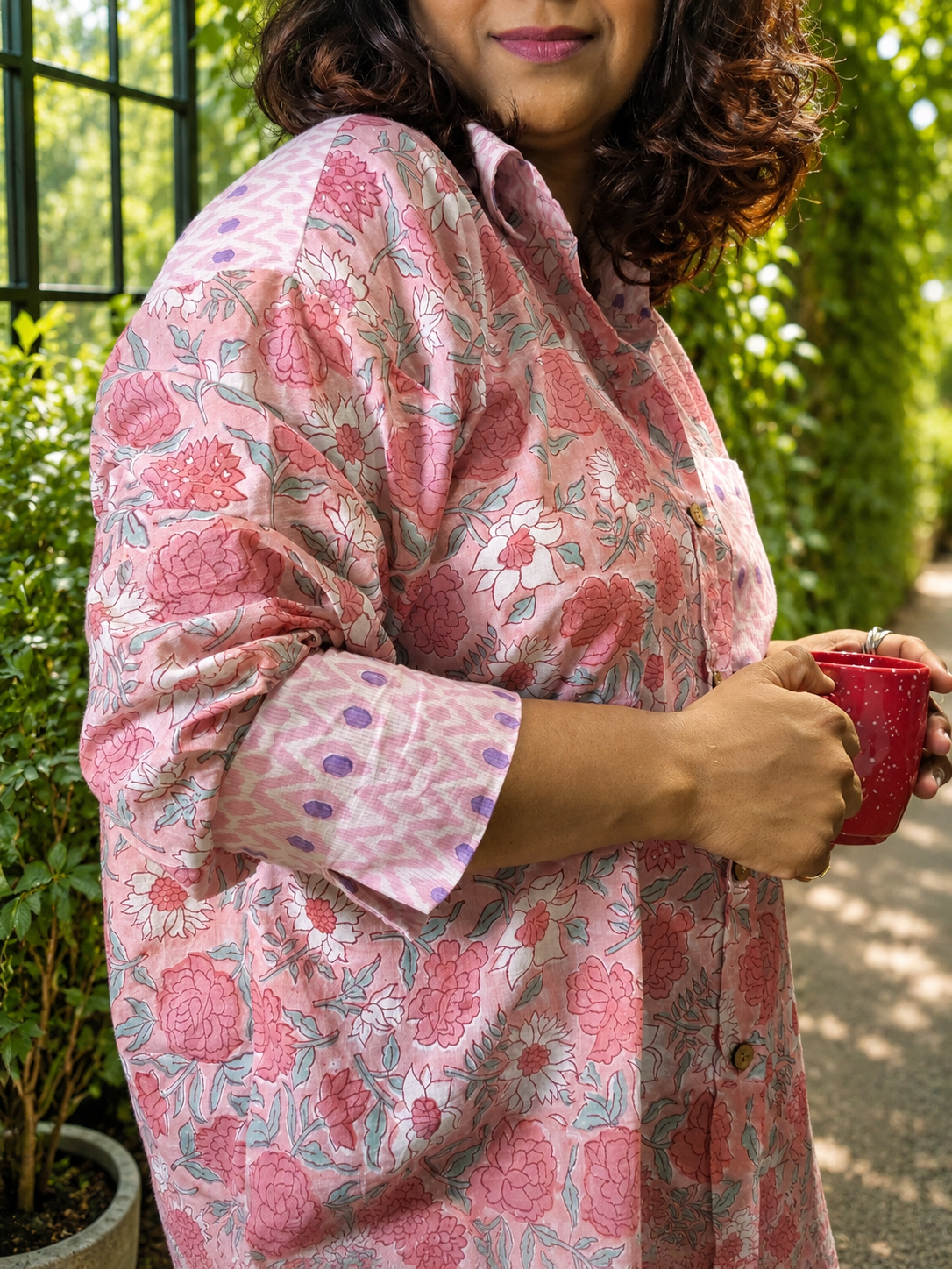 Pink Bloom Anti-Fit Shirt