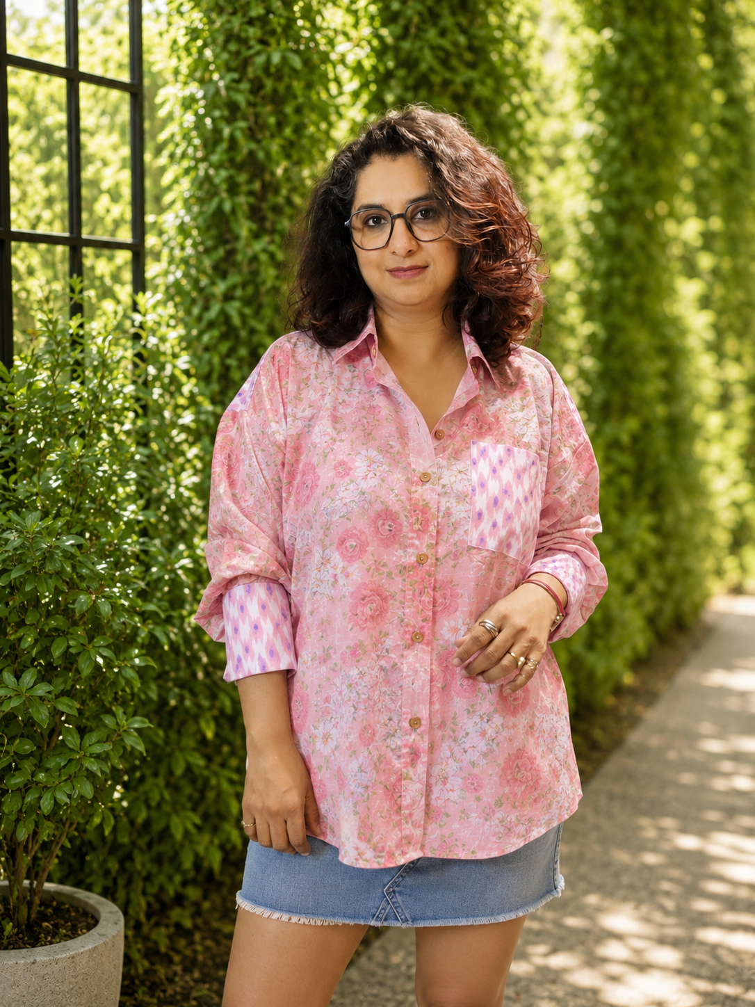 Pink Bloom Anti-Fit Shirt