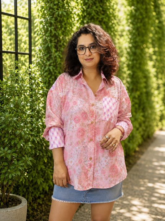 Pink Bloom Anti-Fit Shirt