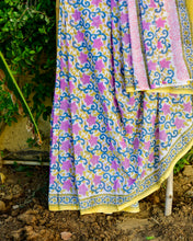 Load image into Gallery viewer, Blue Wings Mulmul Saree
