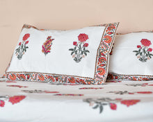 Load image into Gallery viewer, Flower Buta Printed Bedsheet
