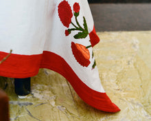 Load image into Gallery viewer, Red Marigold Printed Bedsheet
